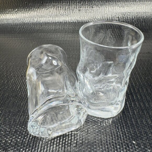 Bormioli Rocco Sorgente Clear Small Barware Glasses Set 2 Shoot Glasses Cups VTG - Picture 5 of 8